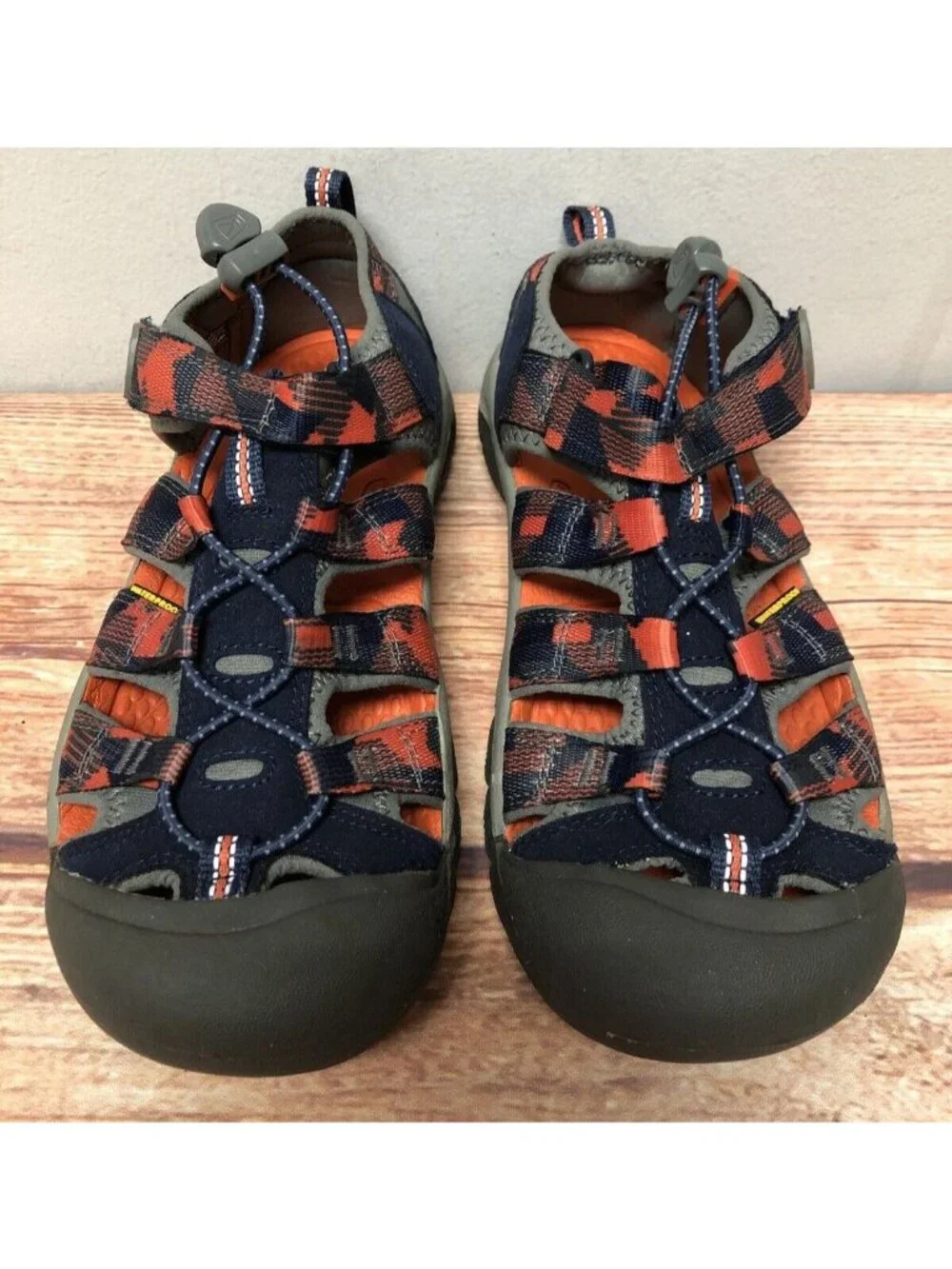 Keen Kids 4 /36 Newport H2 Waterproof Blue/Orange Hiking Sandals